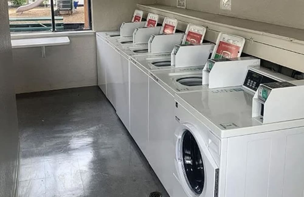 Washing machines at  Forest Park in Chico, California