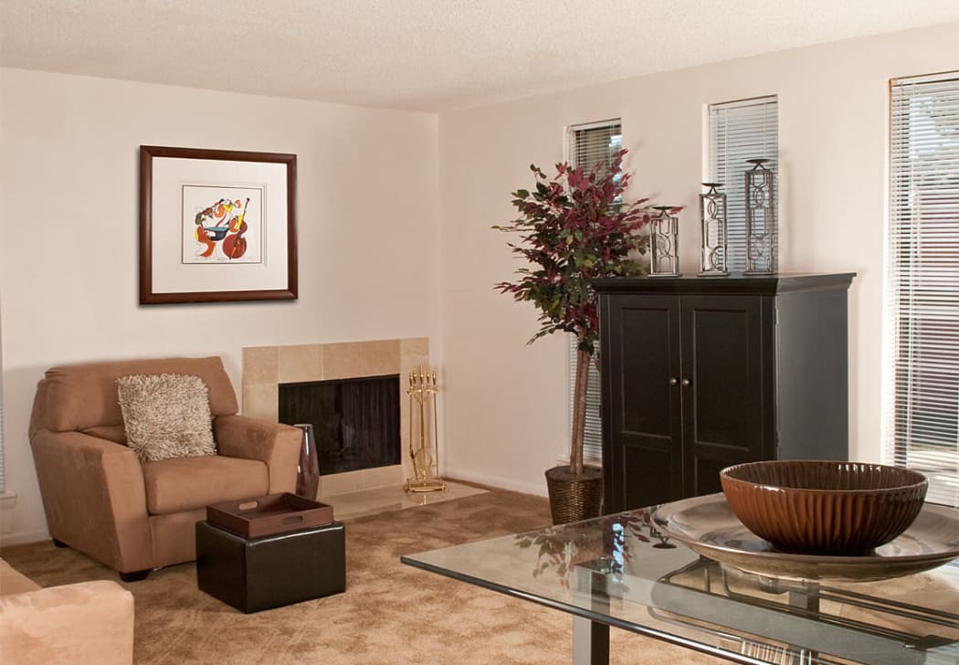 Living room at Pine Ridge in Lindenwold, New Jersey