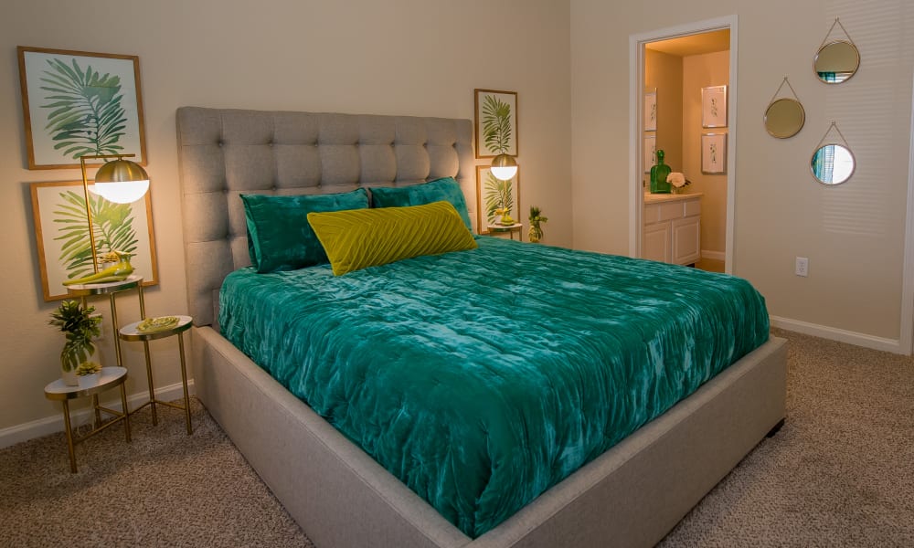 Bedroom at Lexington Park Apartment Homes in North Little Rock, Arkansas