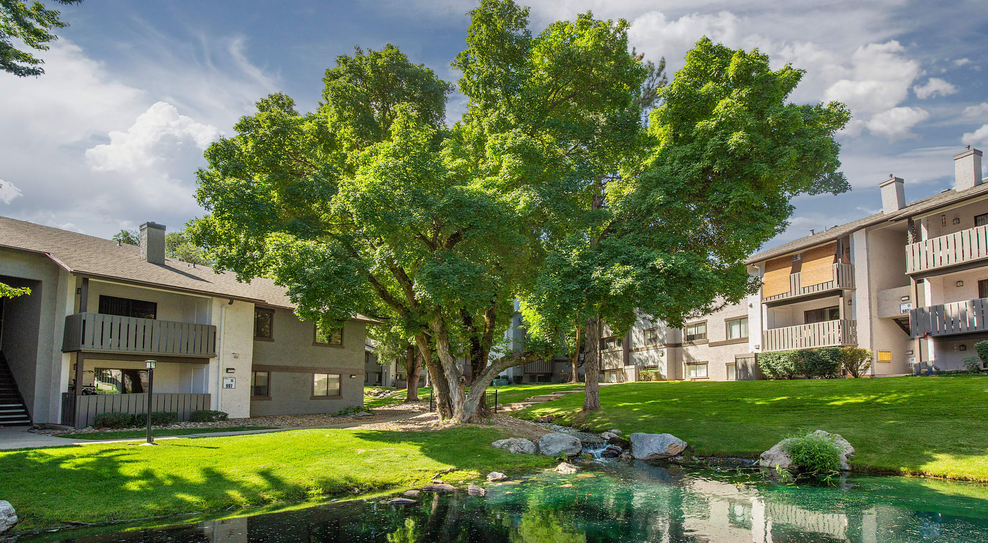 Apartment living at Springs of Country Woods Apartments in Midvale, Utah