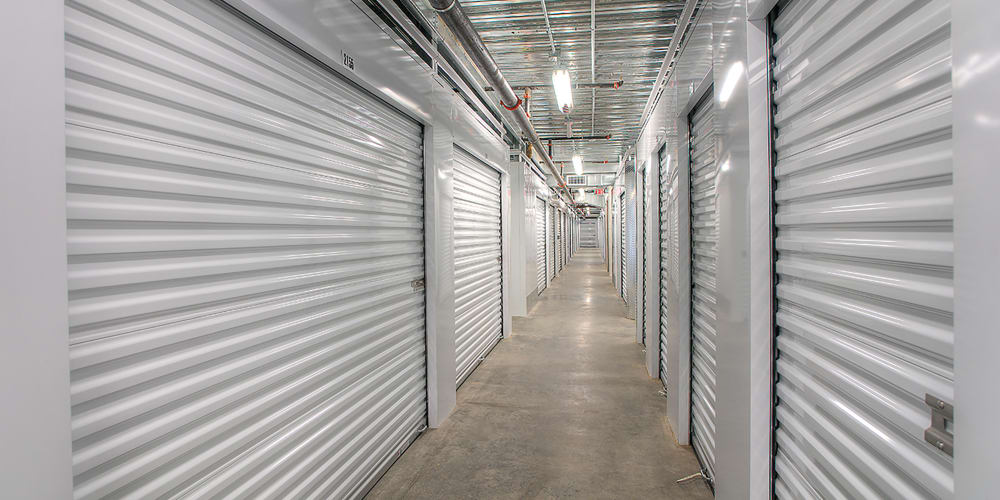 Indoor climate controlled units at StorQuest Express Self Service Storage in Castle Rock, Colorado