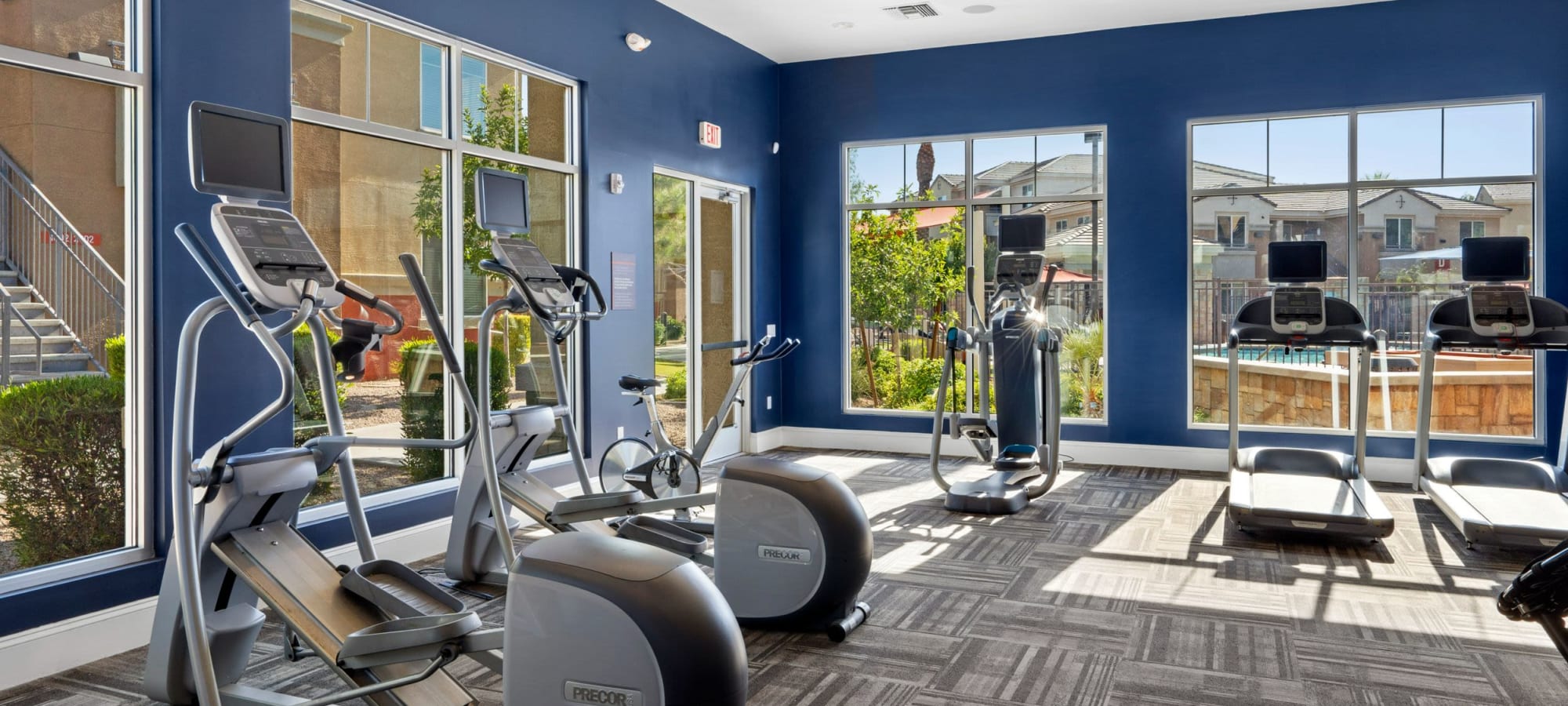 Fitness center at Volta on Broadway, Tempe, Arizona