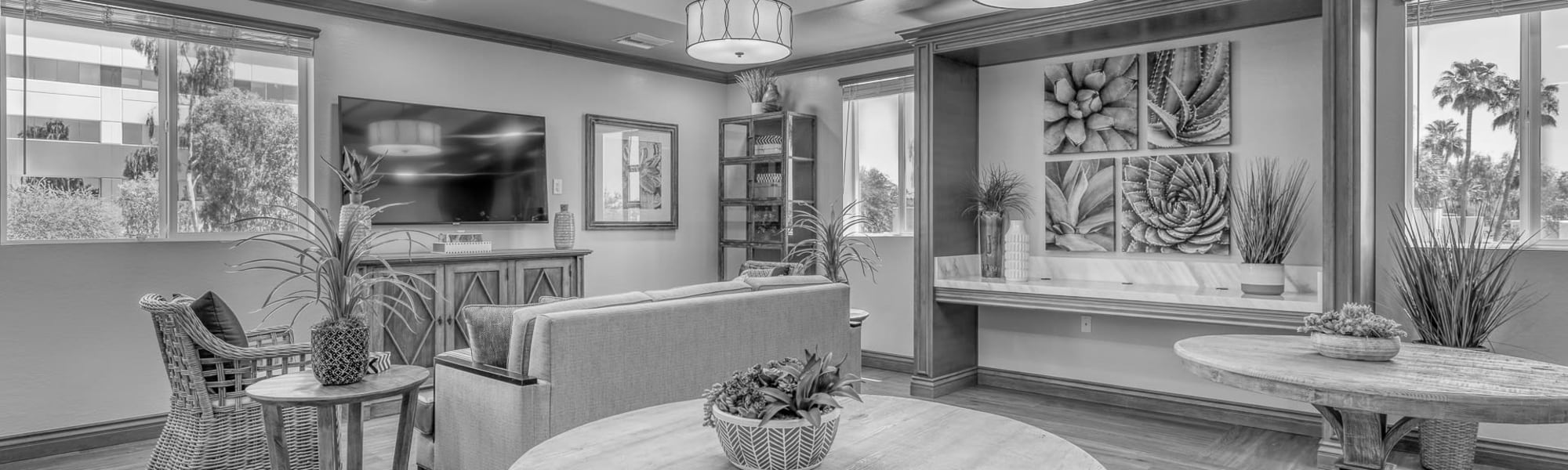 Gallery at Pacifica Senior Living Paradise Valley in Phoenix, Arizona.