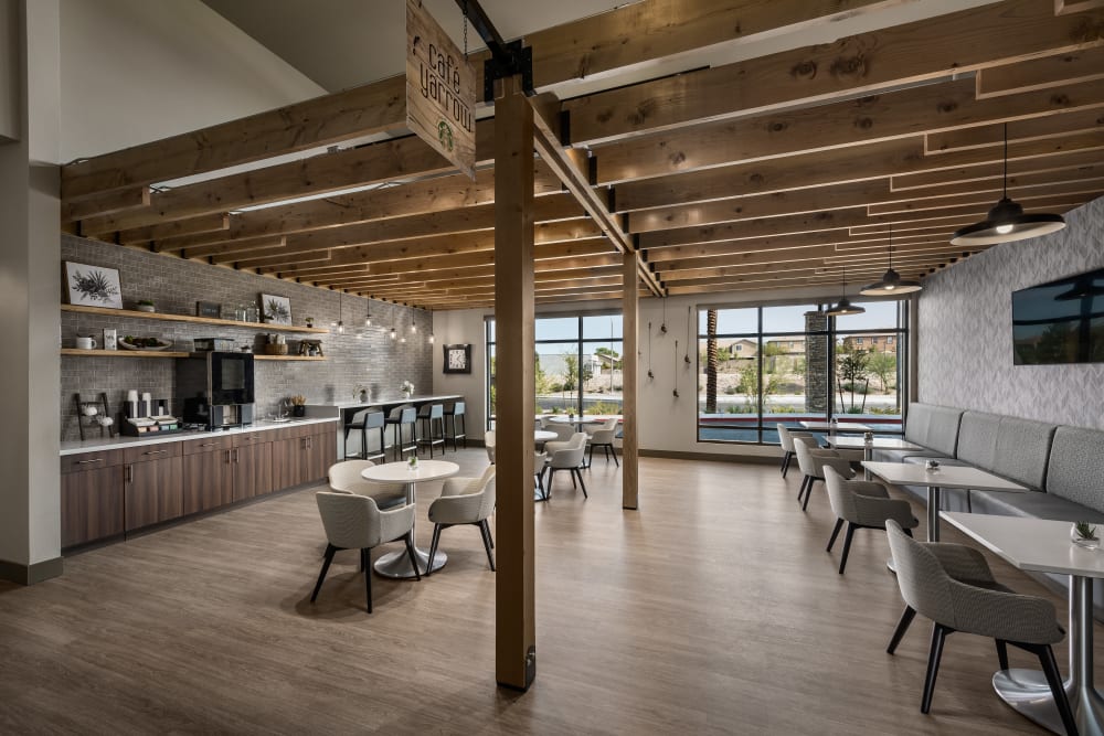 Dining area at Carnegie Heights at Henderson in Henderson, Nevada