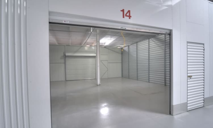 Wide and open storage at Atlantic Self Storage in Charlotte, North Carolina