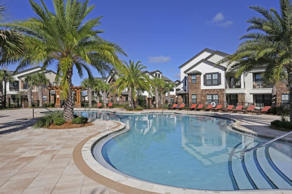 Beautiful day at the pool at The Hawthorne in Jacksonville, Florida