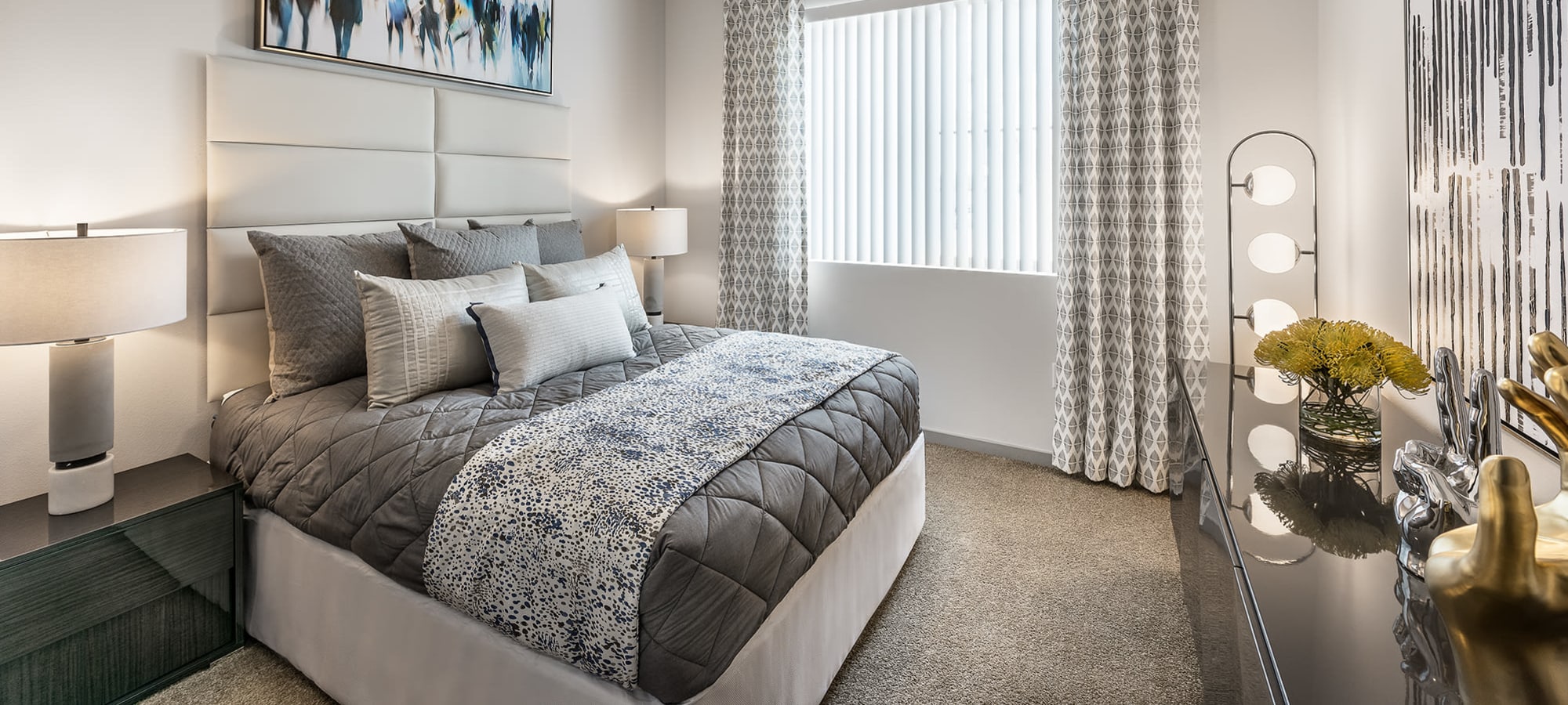 Bedroom features at Aviva Goodyear in Goodyear, Arizona