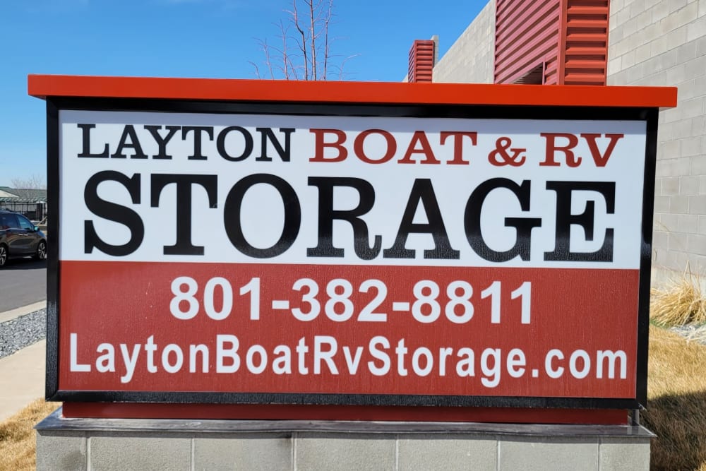 Self storage at Layton Boat and RV Storage in Layton, Utah