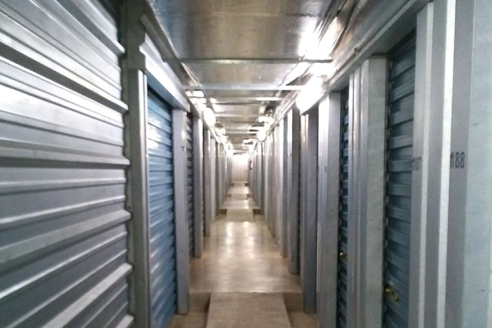 Indoor storage units at Store It All Self Storage - Judson in San Antonio, Texas