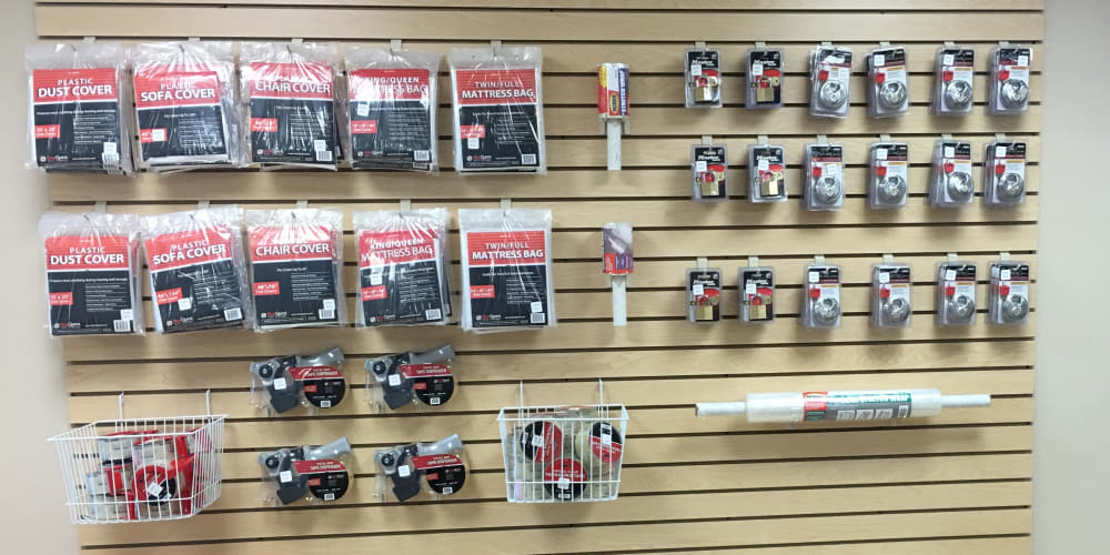 Packing supplies available at StorQuest Self Storage in New Haven, Connecticut