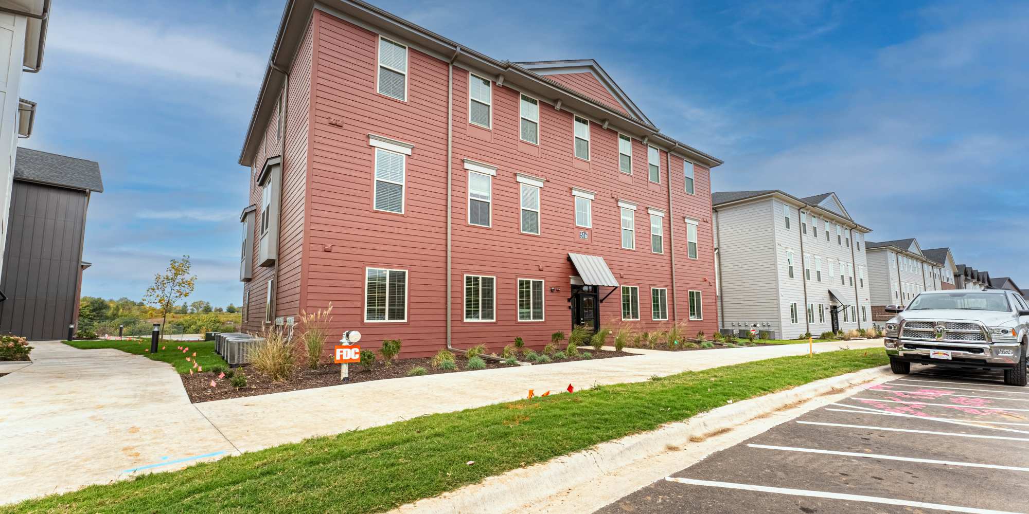 Garden style apartments at Pure Lowell Apartments in Lowell,Arkansas