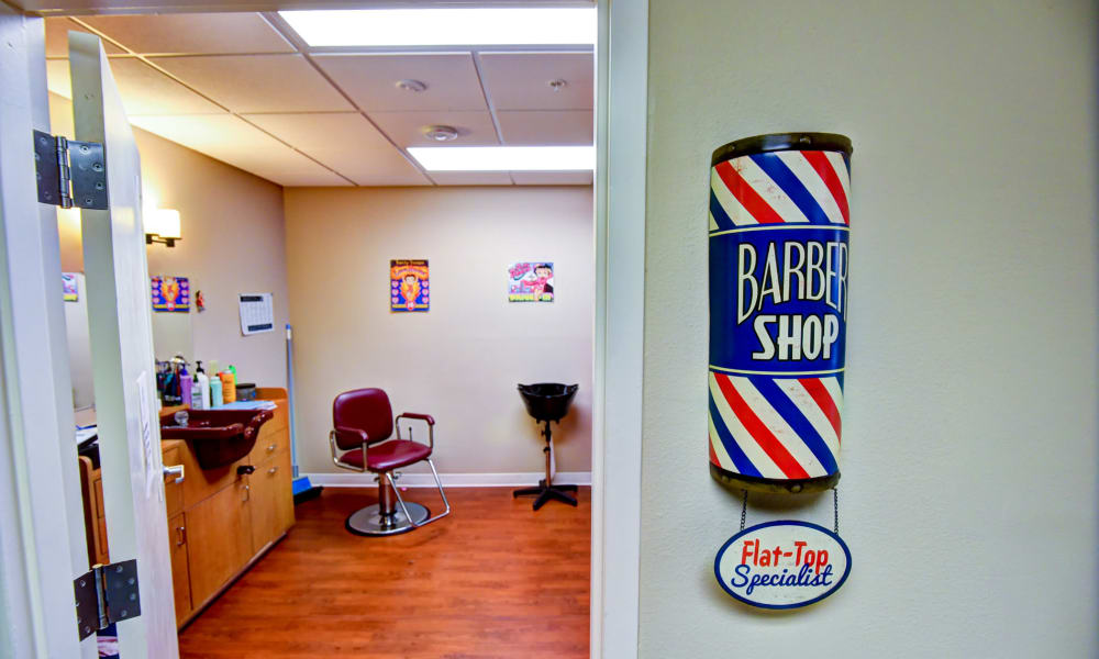 Barbershop at Holton Manor in Elkhorn, Wisconsin