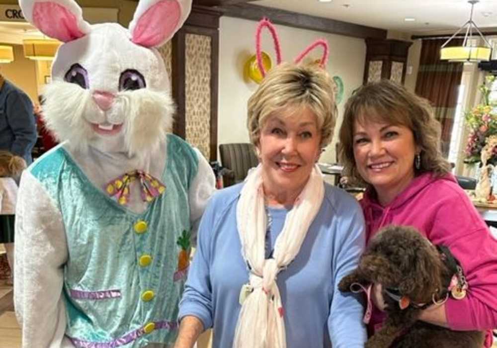 Residents celebrating Easter at Truewood by Merrill, Keller in Keller, Texas
