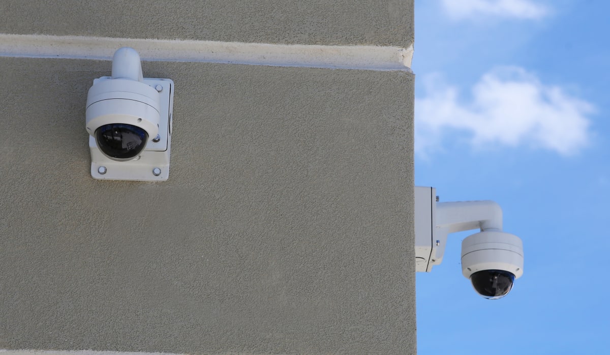 Security cameras at Midgard Self Storage in Naples, FL