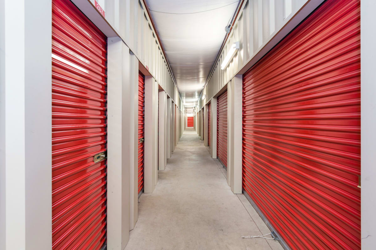 Indoor units at Mansfield Self & RV Storage in Mansfield, Connecticut