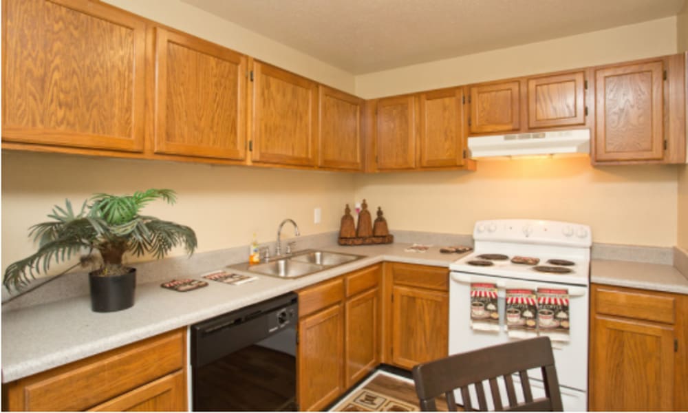 Spacious and bright kitchen at Centerview Park in Smyrna, Georgia