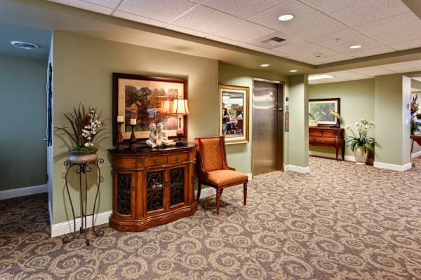 Common area at Sea View Senior Living Community in Brookings, Oregon