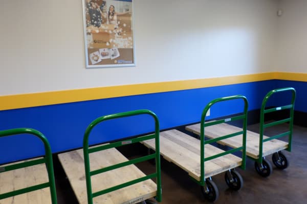 Moving carts at Compass Self Storage in Tavares, Florida