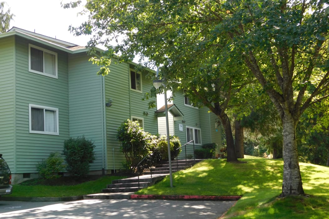 Enjoy beautiful green areas at Forest Ridge in Aloha, OR