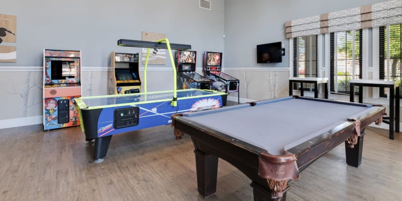 Interior of the resident clubhouse at Catalina Heights in Camarillo, California