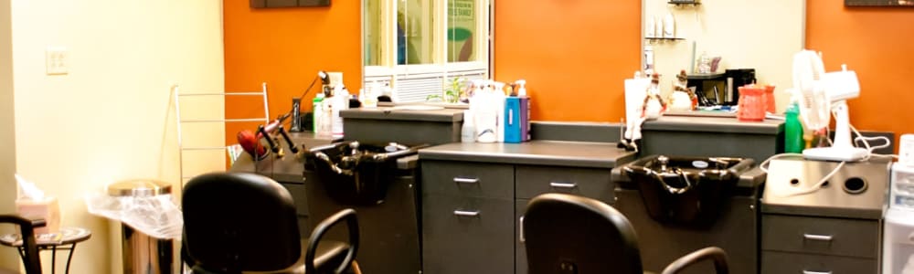 Salon for residents of Edgerton Care Center in Edgerton, Wisconsin