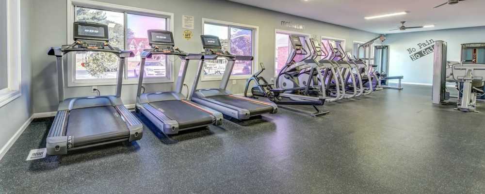Fitness studio at Hidden Creek in Crown Point, Indiana