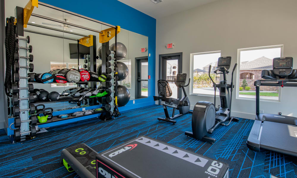 Gym at 24Hundred Apartments in Oklahoma City, OK