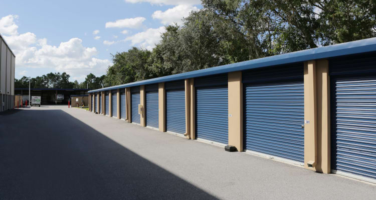 Storage units at Midgard Self Storage in Bradenton, Florida