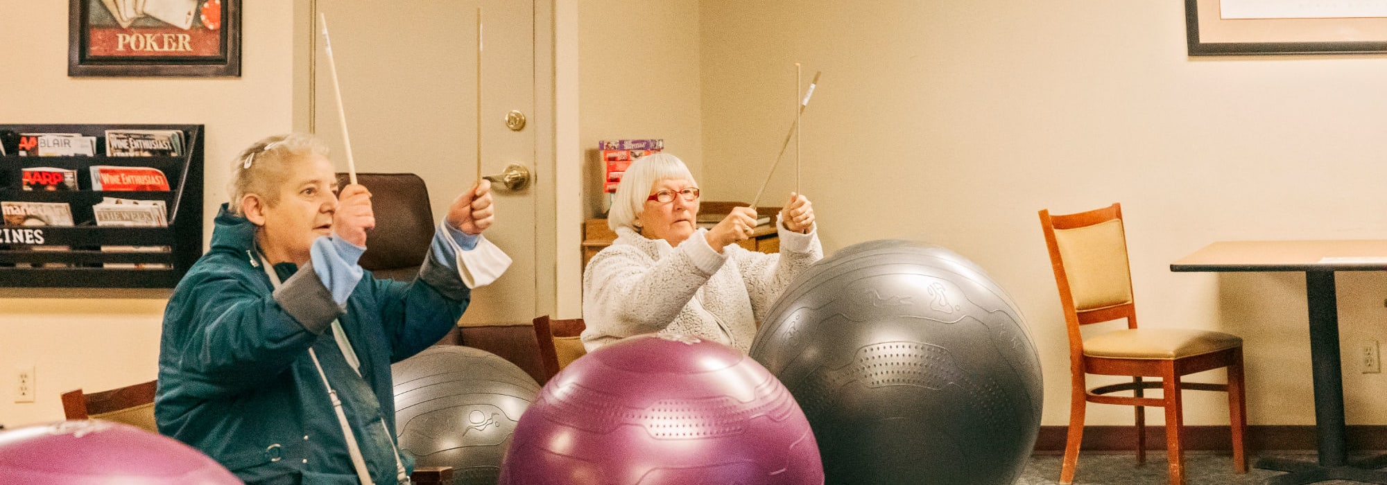 Purposeful activities at Cascade Park Adult Day Health in Tacoma, Washington