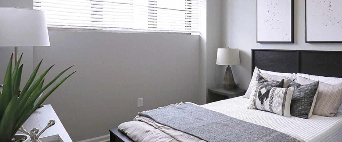 Bedroom at The Gateway Apartments in Mobile, Alabama