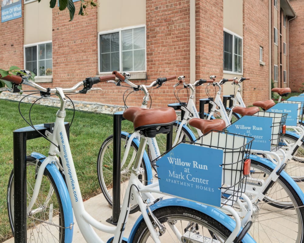 Bike share at Willow Run at Mark Center Apartment Homes in Alexandria, VA