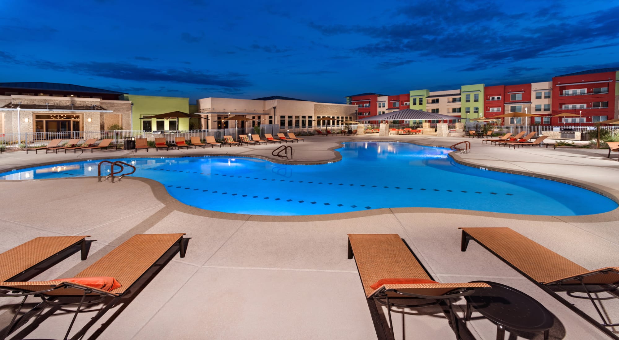 Community pool at Southern Avenue Villas in Mesa, Arizona