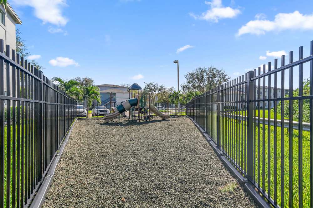 Play ground at Sunset Bay Apartments in Cutler Bay, Florida