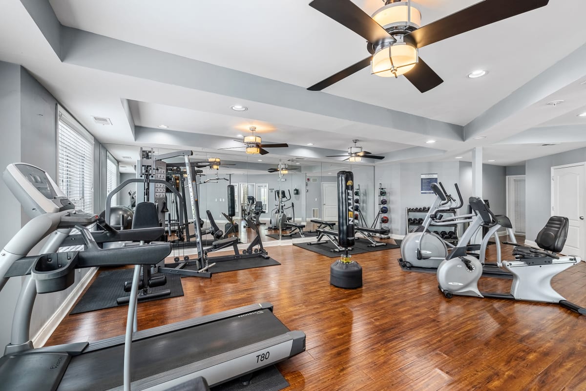 Fitness center at Marquis Midtown West in Atlanta, Georgia