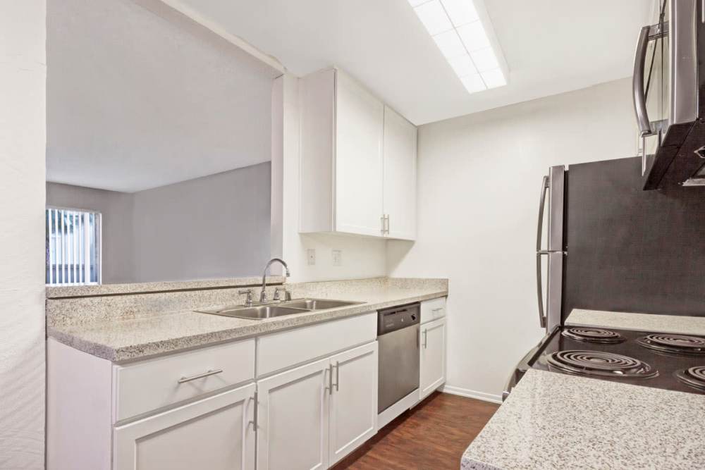 Well-equipped kitchen at Olive Ridge in Pomona, California