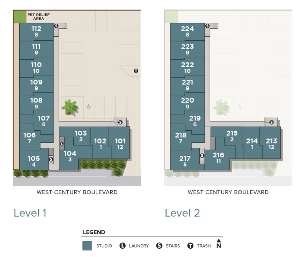 Sitemap 2 for Iwood I in Inglewood,California