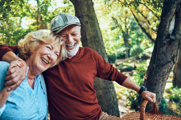 Residents out for a picnic at one of the local parks near Atrium Downtown in Walnut Creek, California