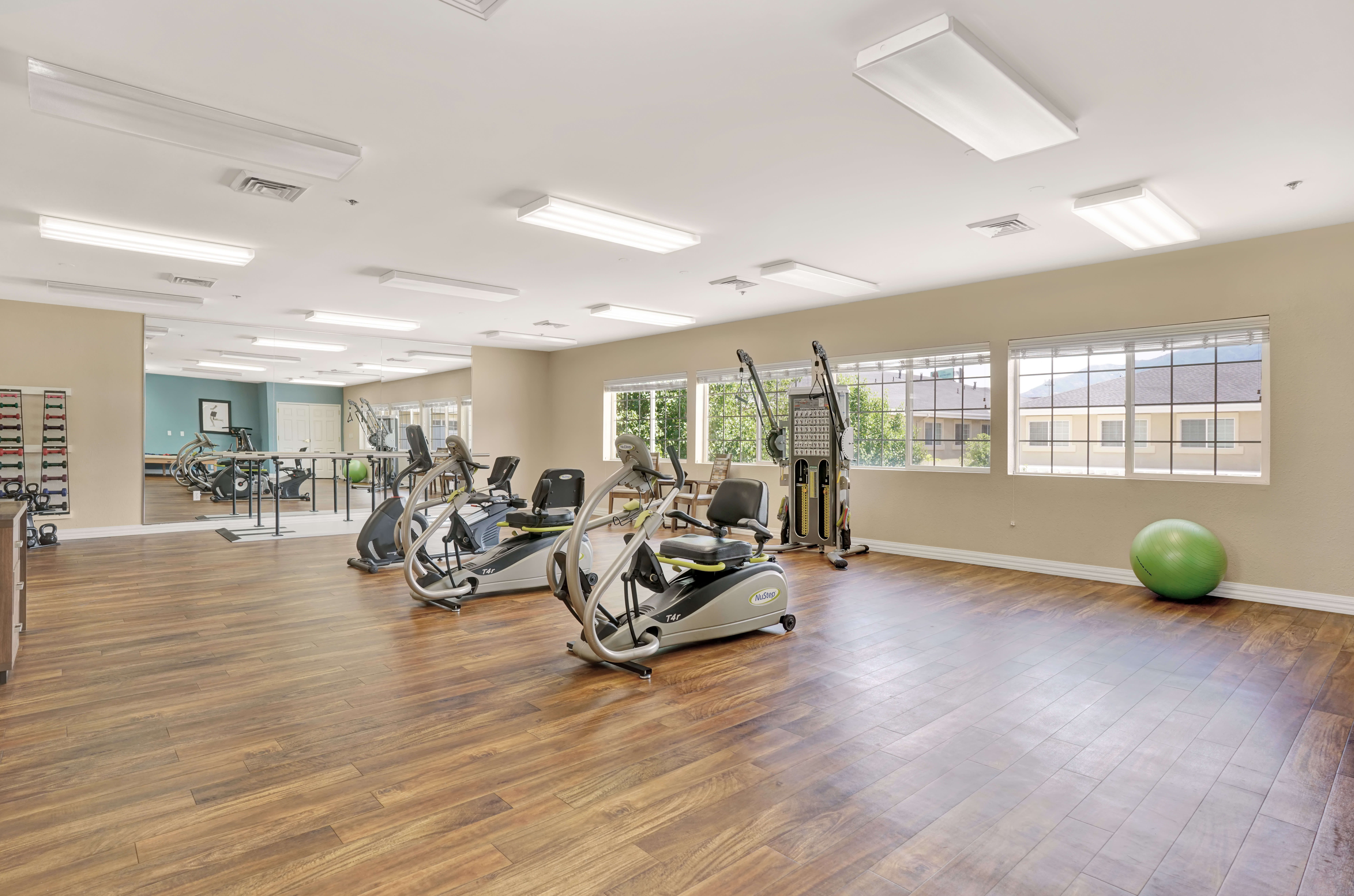 Gym at Chancellor Gardens in Clearfield, Utah
