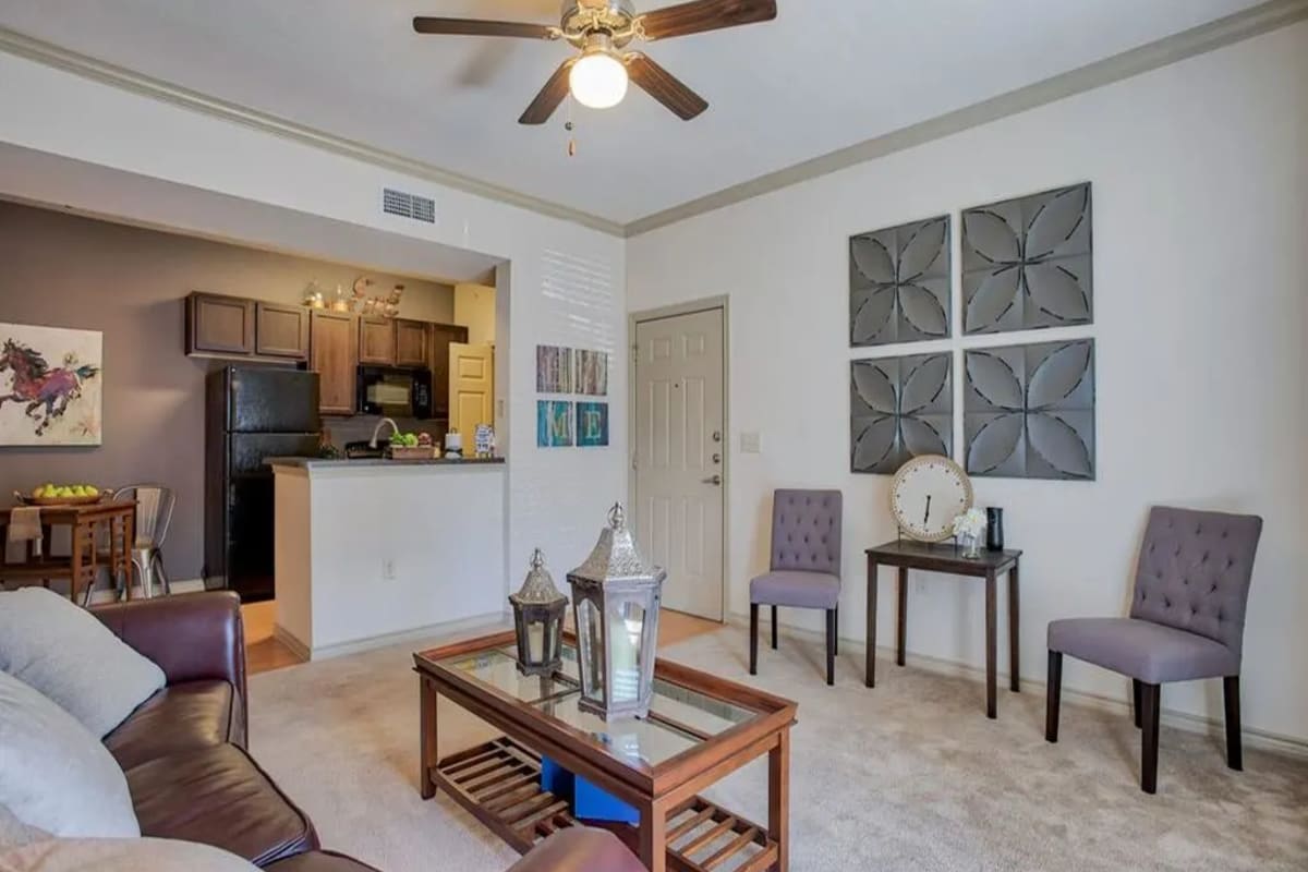 Spacious model apartment at Oak Hollow, Seguin, Texas