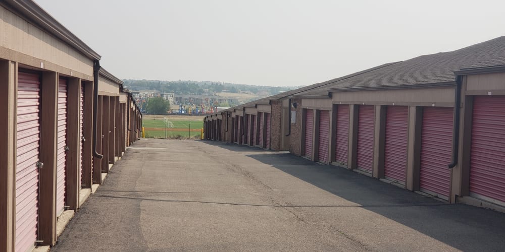 Indoor climate controlled units at StorQuest Self Storage in Centennial, Colorado
