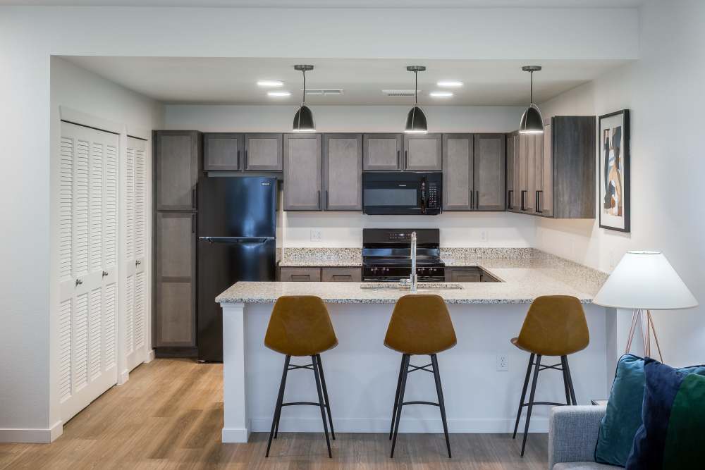 Kitchen at The Reserves at Eagle Point.