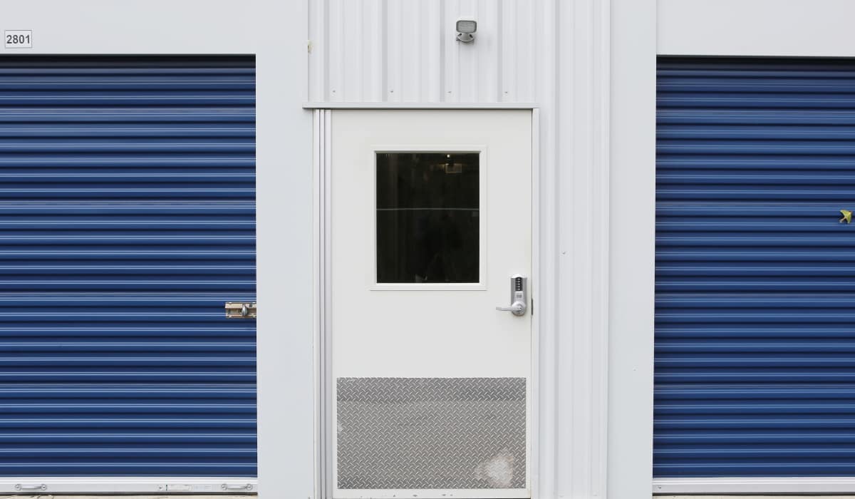 Exterior storage units at Midgard Self Storage in Lake Wylie, South Carolina