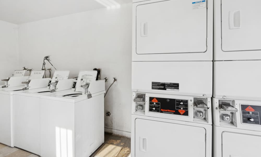 Laundry facility at Newland Garden Apartments in Garden Grove, California