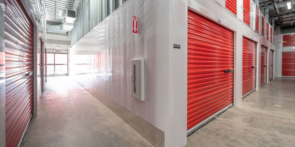 Interior units at Trojan Storage of San Jose Montecito in San Jose, California