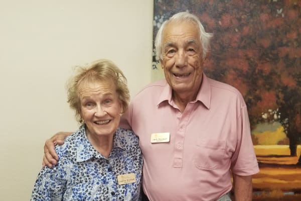 Edgar J. and Joanne E. Bourquin at The Palms at LaQuinta Gracious Retirement Living in La Quinta, California