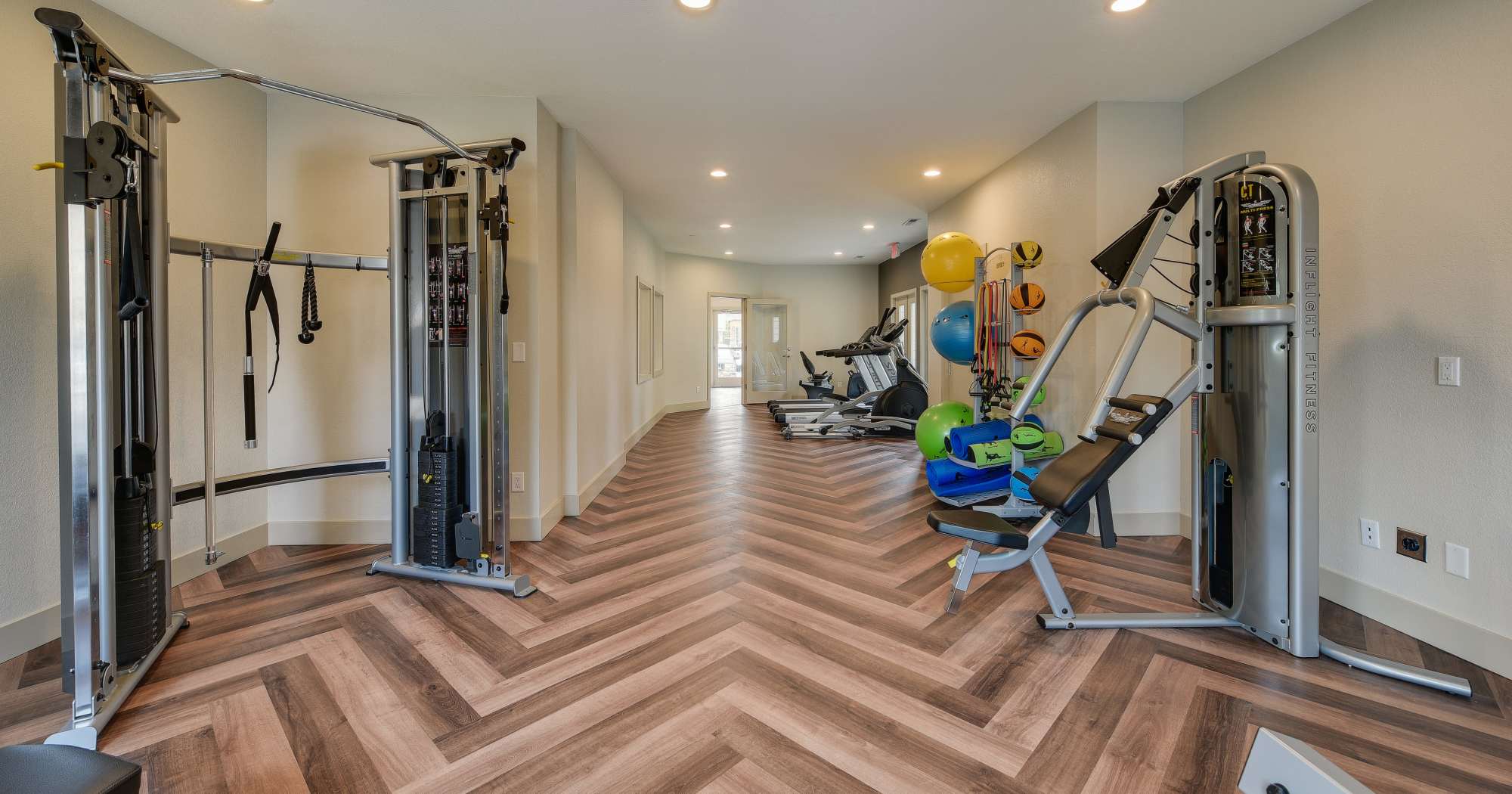 Fitness center at Carriage House Apartments in Vancouver, Washington