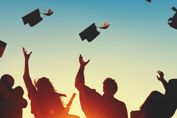 Students graduating at a school near Copperstone Apartment Homes in Everett, WA