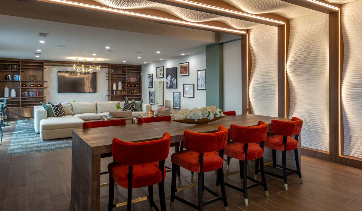 Clubhouse interior at Whitmore in Houston, Texas