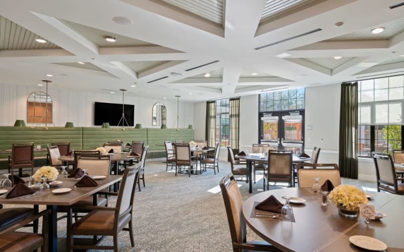 Dining room at Anthology of Tuckahoe in Henrico, Virginia