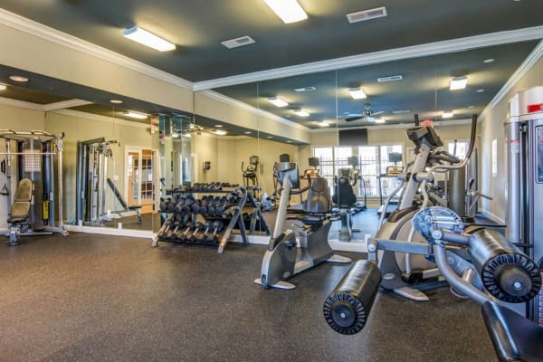 Fitness center at Chattahoochee Ridge in Atlanta, Georgia